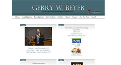 Desktop Screenshot of professorbeyer.com